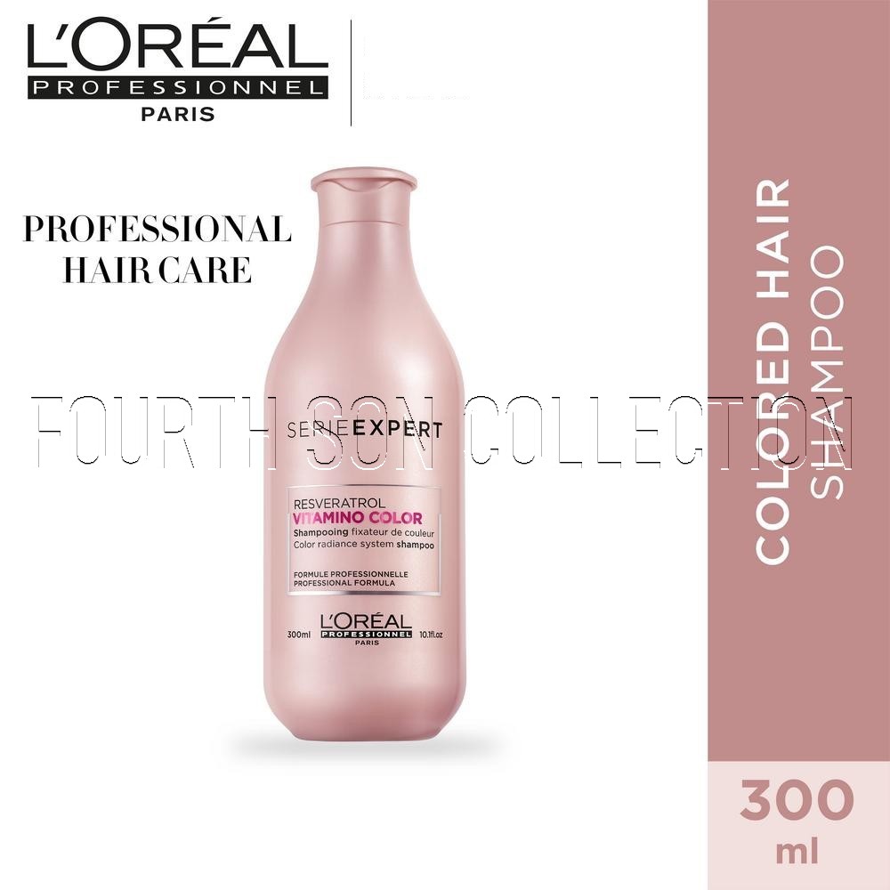 Loreal Professionnel Serie Expert Vitamino Color Shampoo 300ml Color Protection Shampoo Shopee Singapore