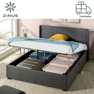 king size bed frame with storage singapore