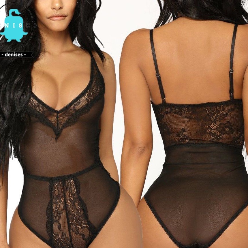 Details about   Women Lingerie Lace Babydoll Underwear Sleepwear Bodysuit Bra Set Nightwear New 
