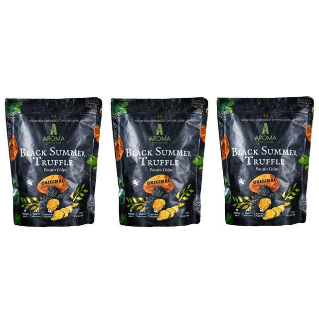 [Bundle of 3] Aroma Chips Black Summer Truffle Chips (Original