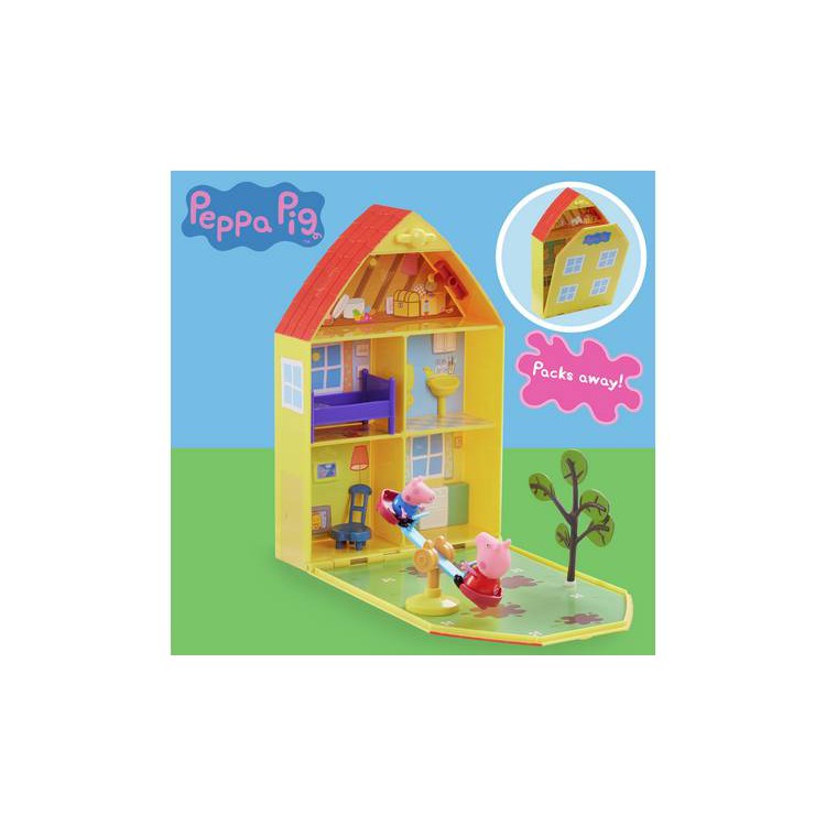 peppa pig construction house