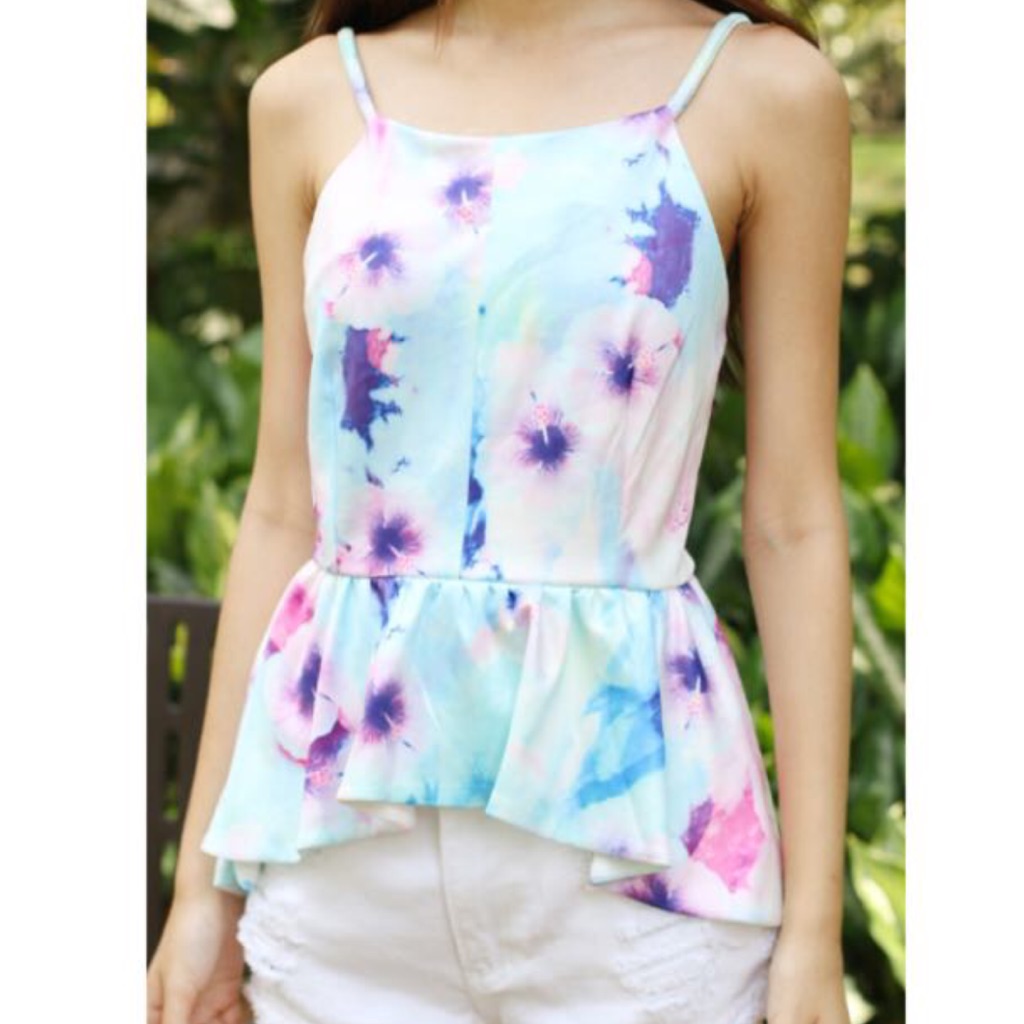 flowy peplum tops