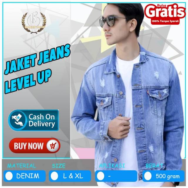 jaket levis ripped