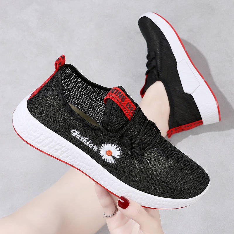 Kasut Perempuan ღlittle Daisy 2020 Musim Bunga Dan Musim Panas Baru Kasut Sukan Wanita Kasut Sukan Korea Kasual Bernapas Kasut Kain Lama Beijing Kasut Wanita Shopee Singapore
