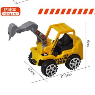 6 Engineering Vehicle Model Excavator Bulldozer Kid's Toys #5
