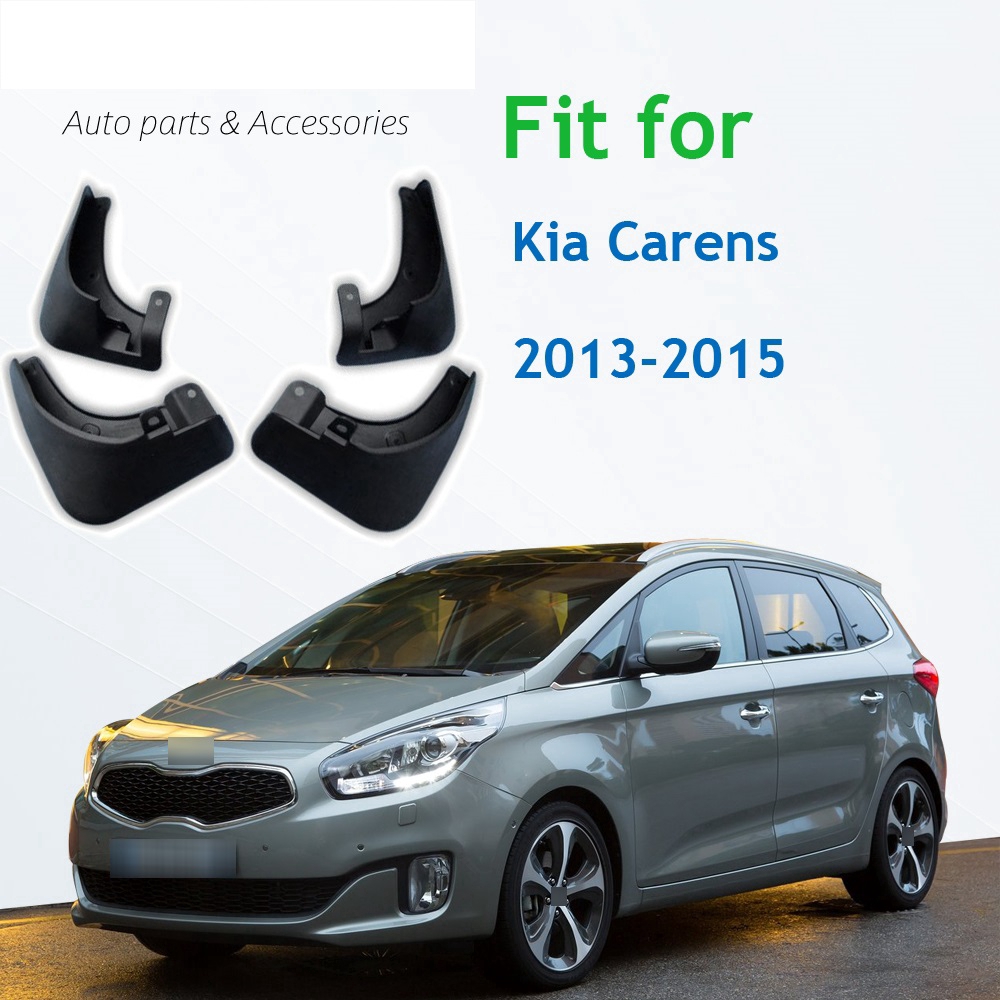 4pcs High Quality Abs Mudguard Splash Guards Fender Mud Flaps For Kia Carens 13 15 Shopee Singapore