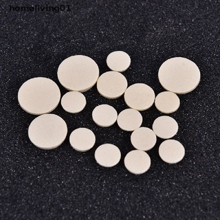 homeliving 17PCS Clarinet key Pads White Musical Woodwind Wind Music Instrument Replacement sg