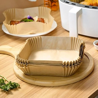 30/50/100 Sheets Square Disposable Paper Mats/ Air Fryer Non-Stick Paper Liner/ Multifunction Kitchen Waterproof Baking Pan #1