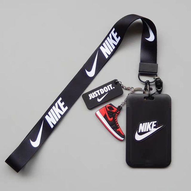 Frill waitress Polishing keychain charms-*Ready Stock* Special Edition Nike ID Card Card Holder Name  Tag Lanyard Keychain | Shopee Singapore