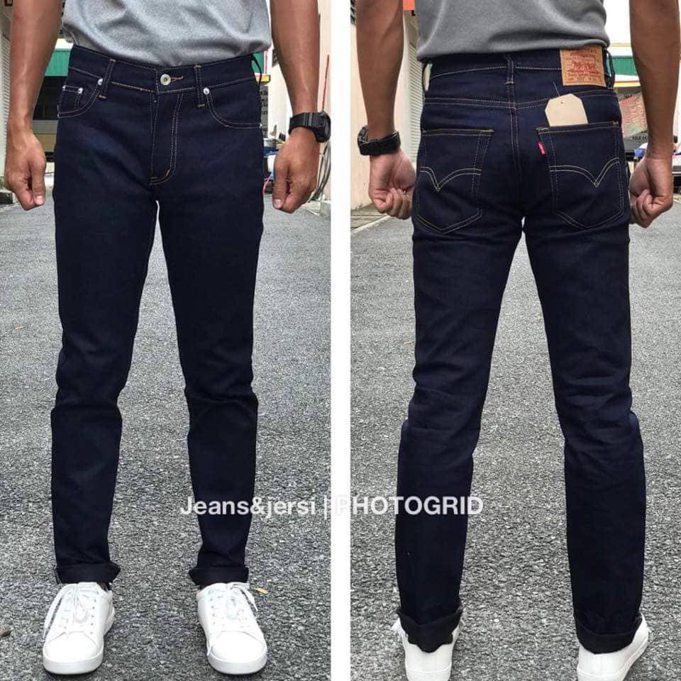 Lvis Seluar Jeans Lelaki Slim Fit Bergetah Best Sale 2021 Mans Jeans Shopee Singapore