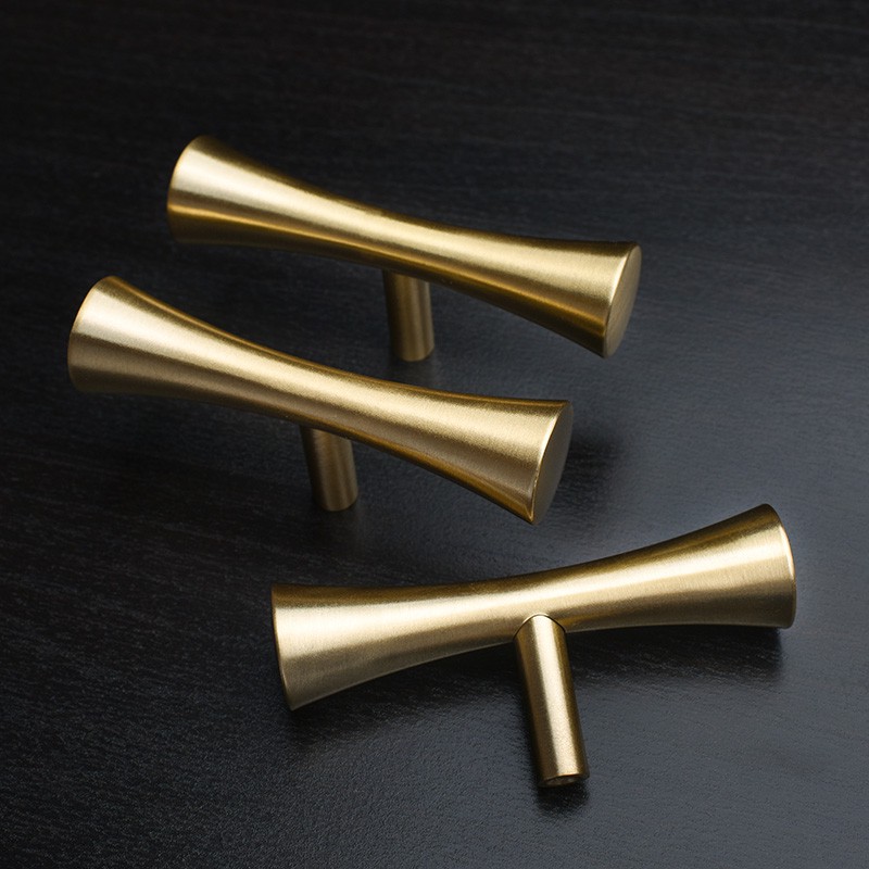 Brass Gold Cabinet Handles Goldenwarm Furniture Hardware T Bar