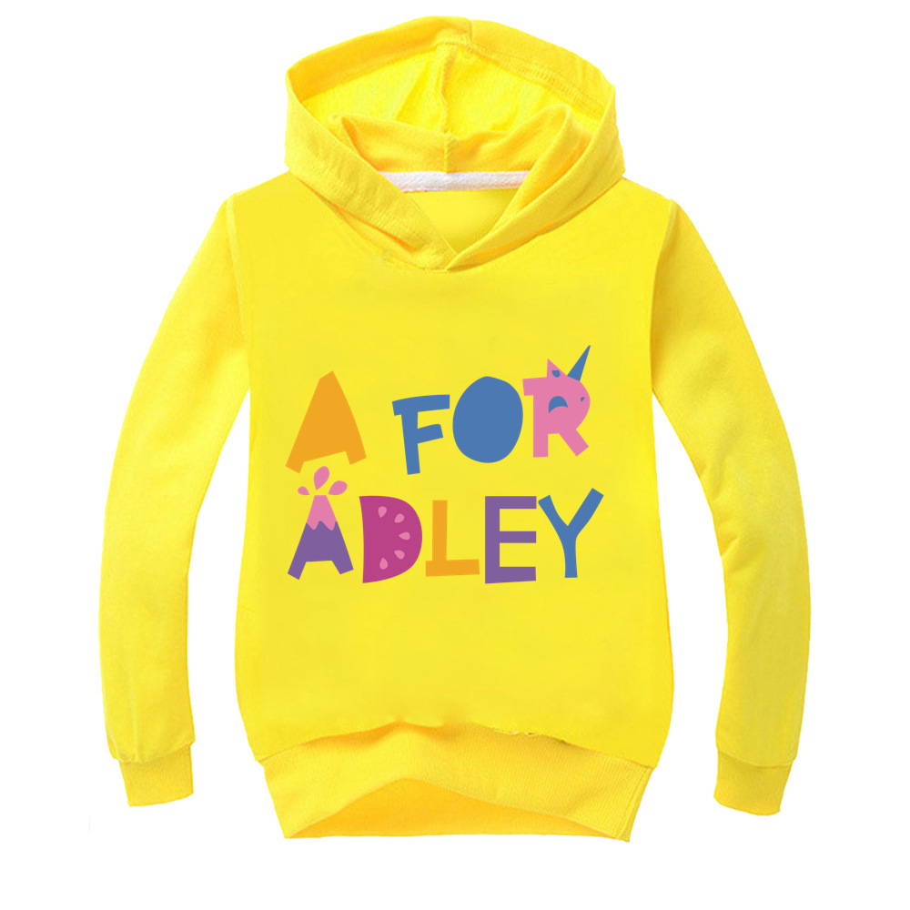 Best Price A for Adley Cartoons Kids Hoodie Boys Girls Long Sleeve