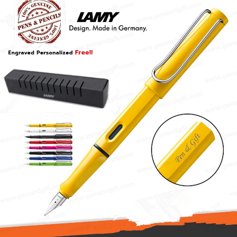 lamy safari fountain pen engraving