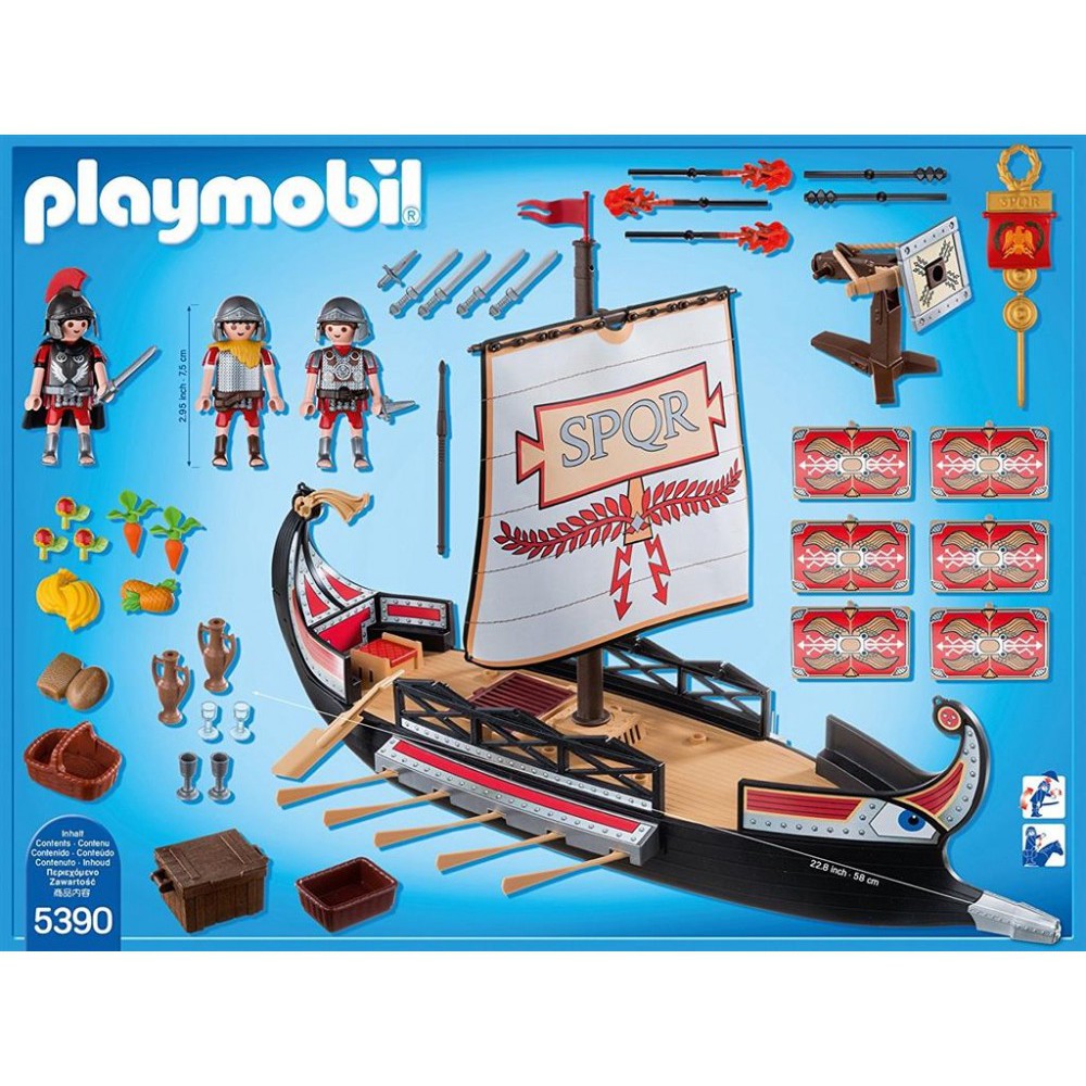 playmobil 5390 roman warriors ship