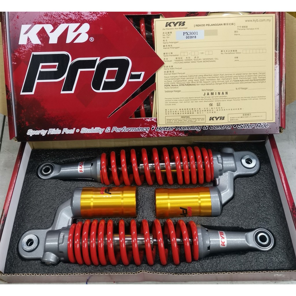 Kyb Absorber Honda Pro X Dash 110 Wave Future Shopee Singapore