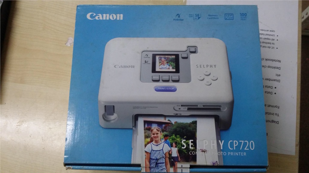 canon cp720 printer