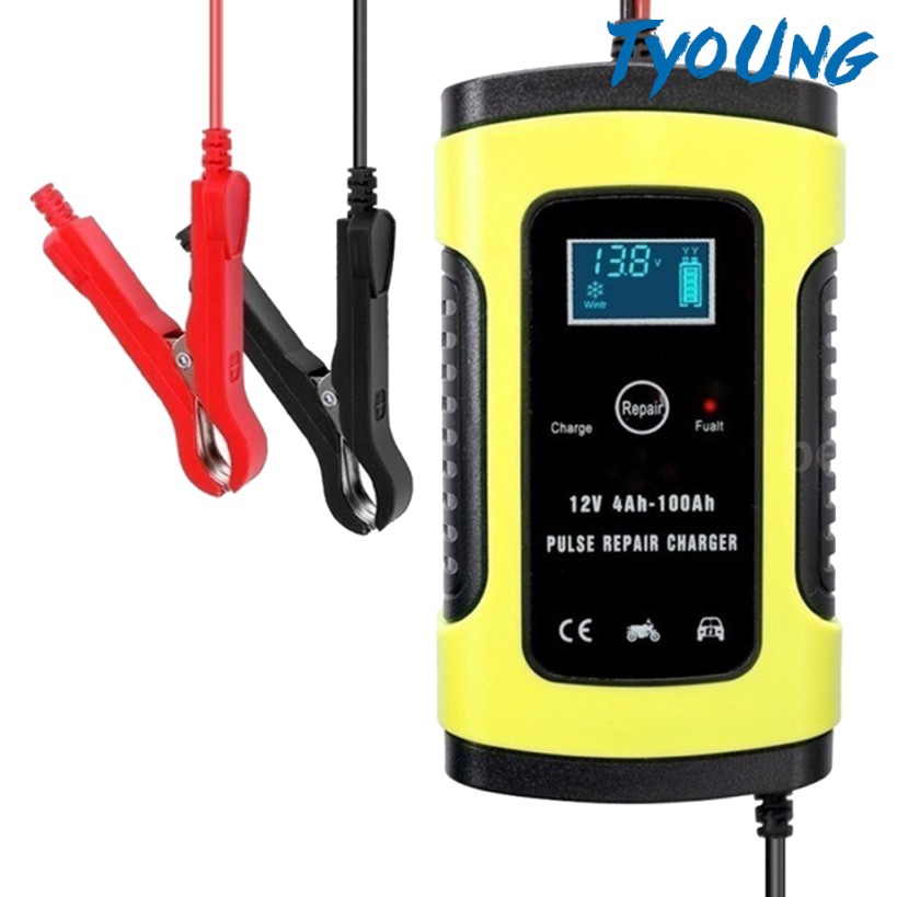 [TYOUNG] 5A 12V Car Motorcycle Jump Starter Booster Portable LCD Battery Charger Power