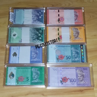 Acrylic Banknote Hard Case Box for Rm1 Rm5 Stack Paper Money Polymer Protection Rm10 Rm20 Rm50 Rm100