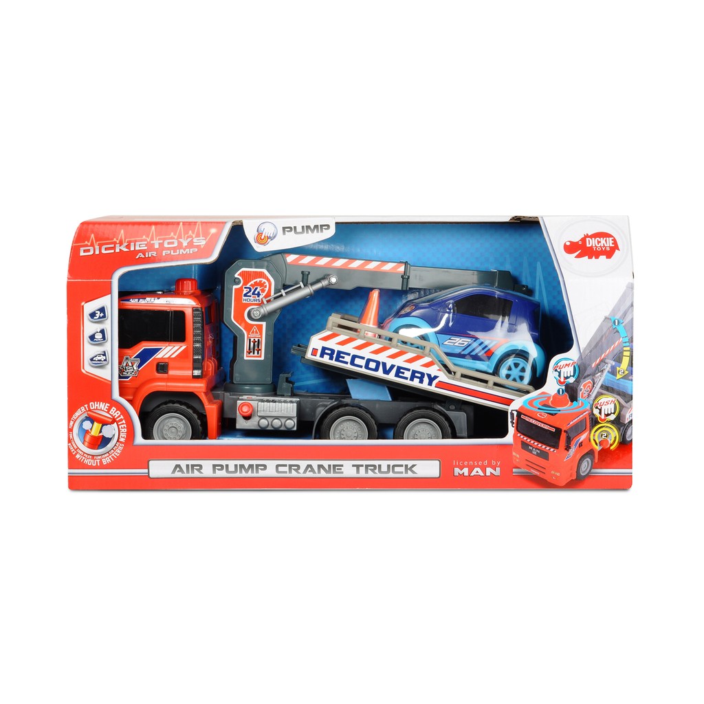 dickie toys air pump tow truck