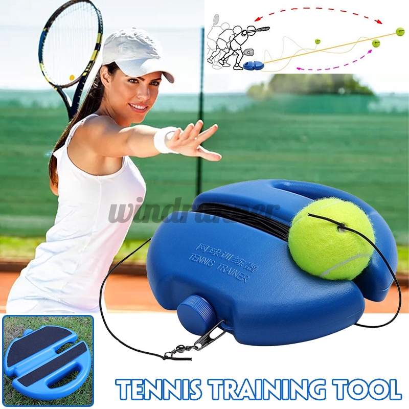Tennis Ball Single Training Practice Balls Back Base Trainer Self-study Tool Kit 