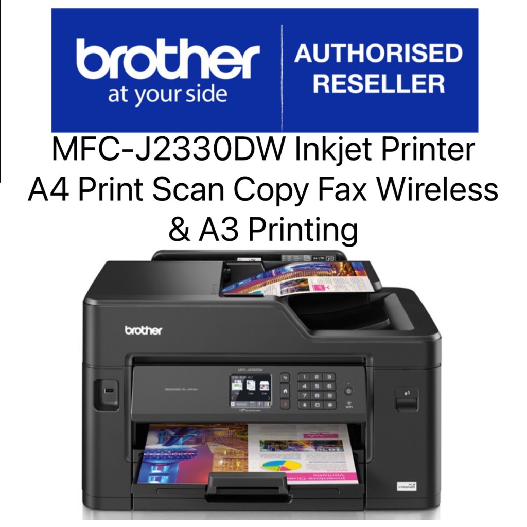 Brother MFCJ2330DW Inkjet Printer Automatic Duplex Print/Copy/Scan