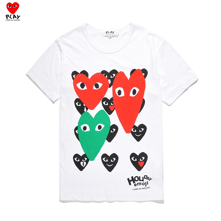 comme des garcons red t shirt