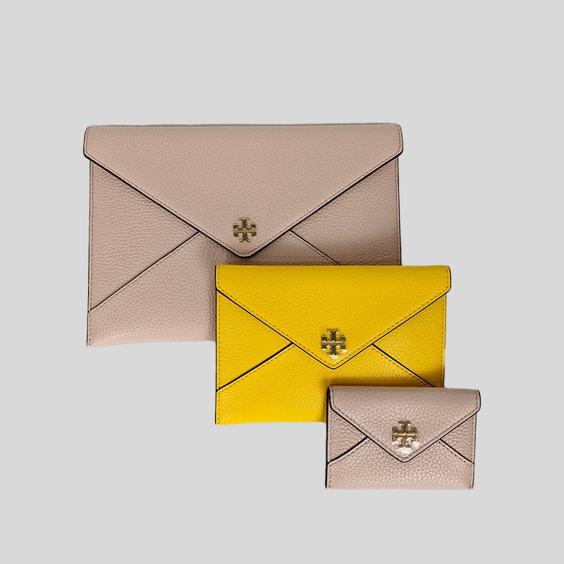 Tory Burch Trio Carter Envelope Clutch Bag Pink Quartz/Solar Special  Edition In Gift Box 73307 | Shopee Singapore