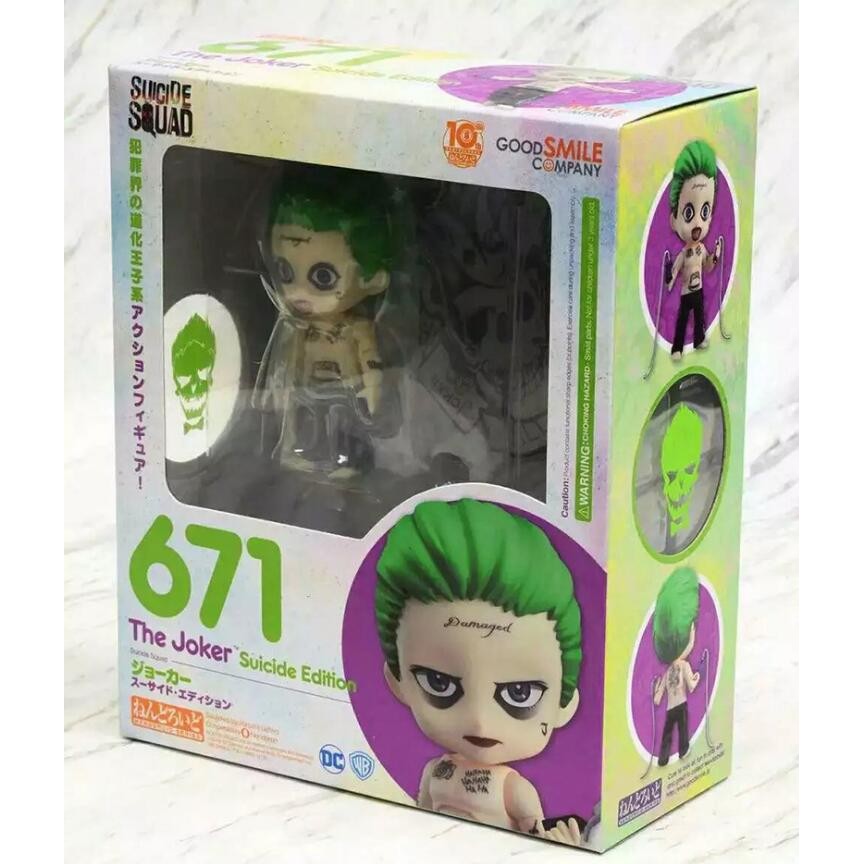 The Joker Female Harley Quinn 672 Suicide Edition Nendoroid Doll - it clown steals babies from harley quinn and the joker in roblox