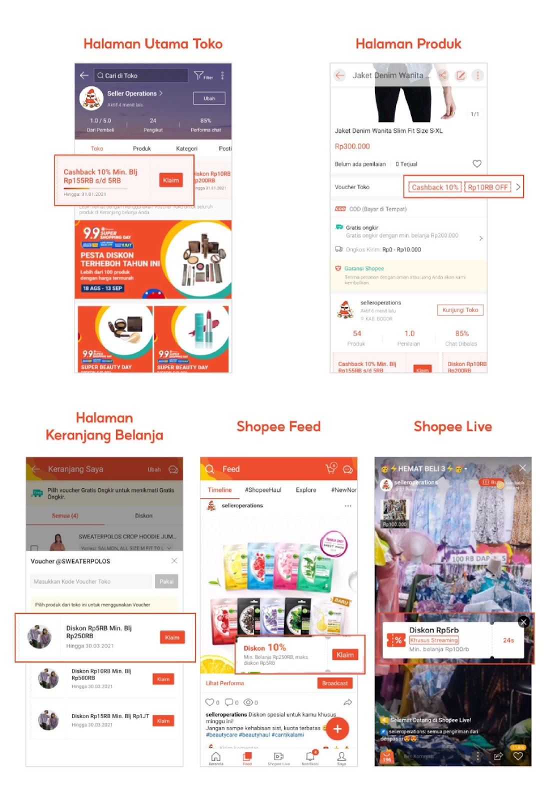 Tentang Dan Cara Buat Voucher Toko Saya | Pusat Edukasi Penjual Shopee ...