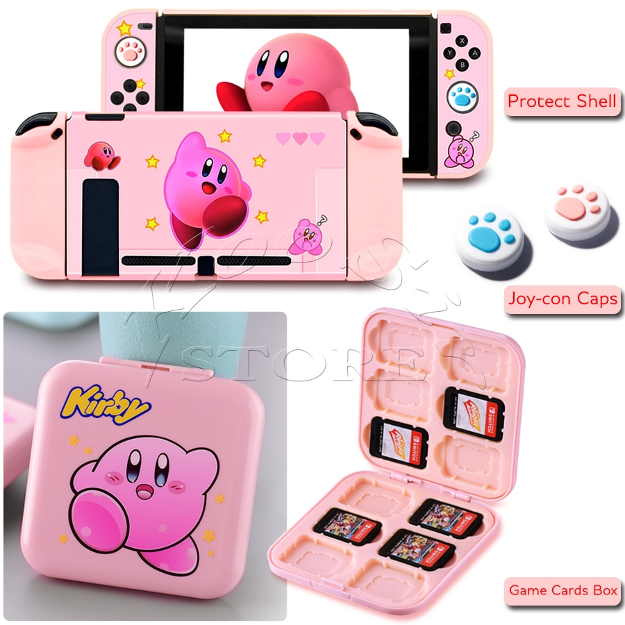 Cute Cartoon Anime Case For Nintendo Switch Kawaii Skin Protective Shell Joycon Cover For Ns Switch Card Box Shopee Singapore