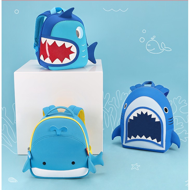 3d shark backpack