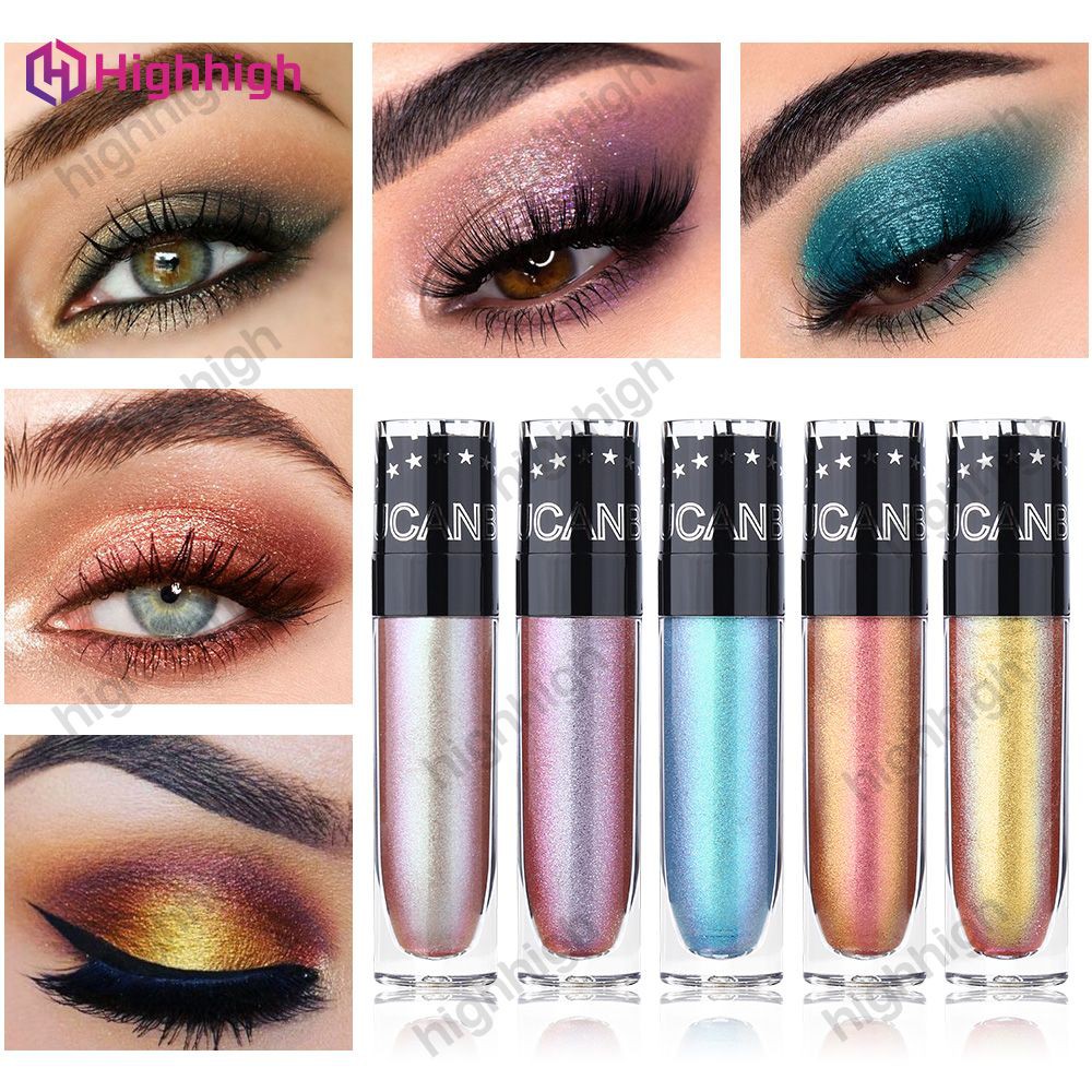 Can Cod Dazzling Glitter Glow Liquid Eye Shadow Bright Silvery Gold Sparkle Eye Shadow Duochrome Eye Makeup Cosmetic Hhigh Shopee Singapore