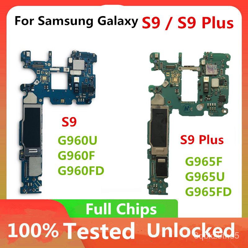 Original For Samsung Galaxy S9 S9 Plus Motherboard G965f G960f G965u G960u G965fd G960fd G9650 G9600 Unlock Logic Boar Shopee Singapore