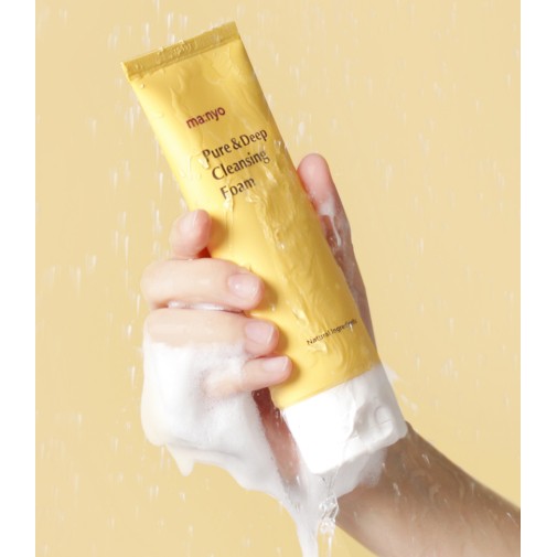 pure & deep cleansing foam manyo
