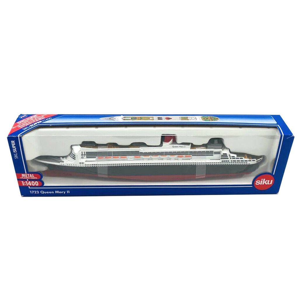 1:1400 Siku Super 1723 Queen Mary 2 Metal Diecast Model Collect Ships Kid Gift 