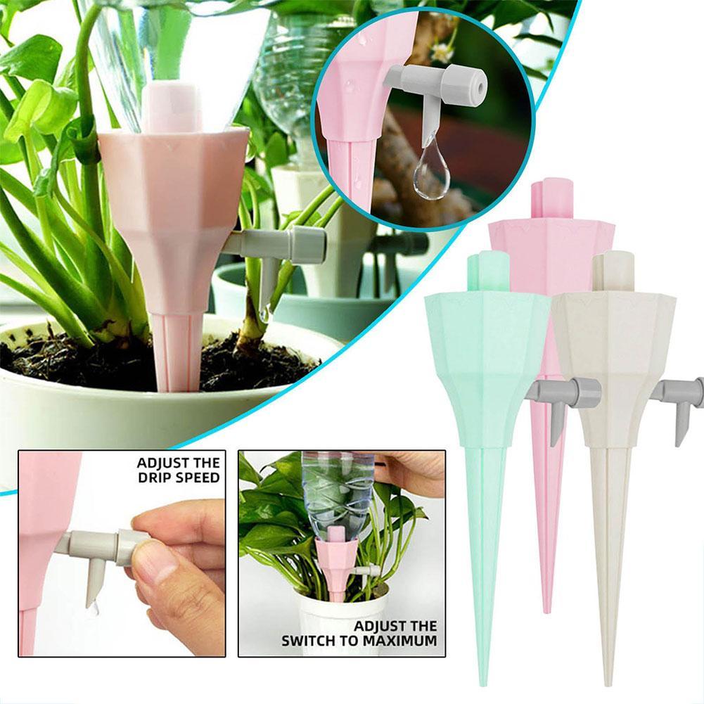 New Automatic Plant Waterers Drip Irrigation Self-Watering Kits System  Indoor Houseplant Garden Plant Watering Device