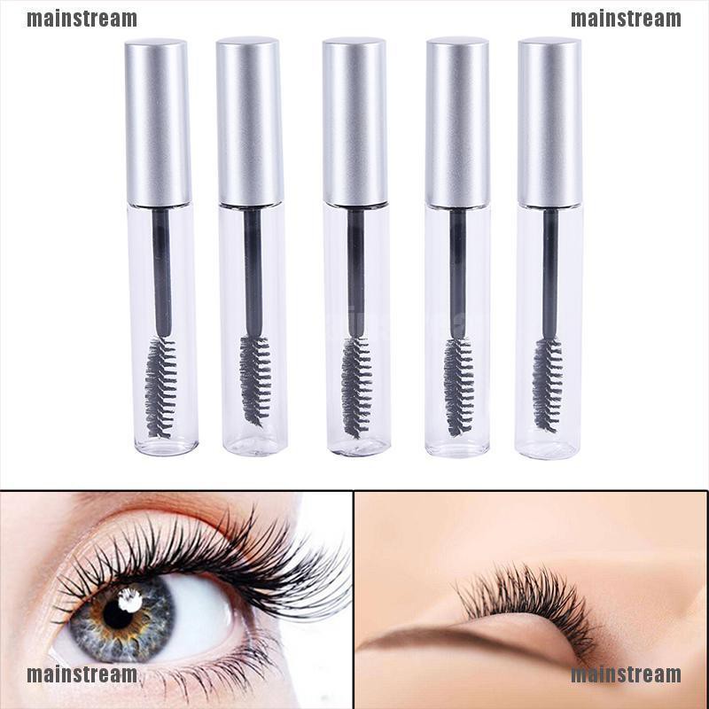 mascara in silver tube