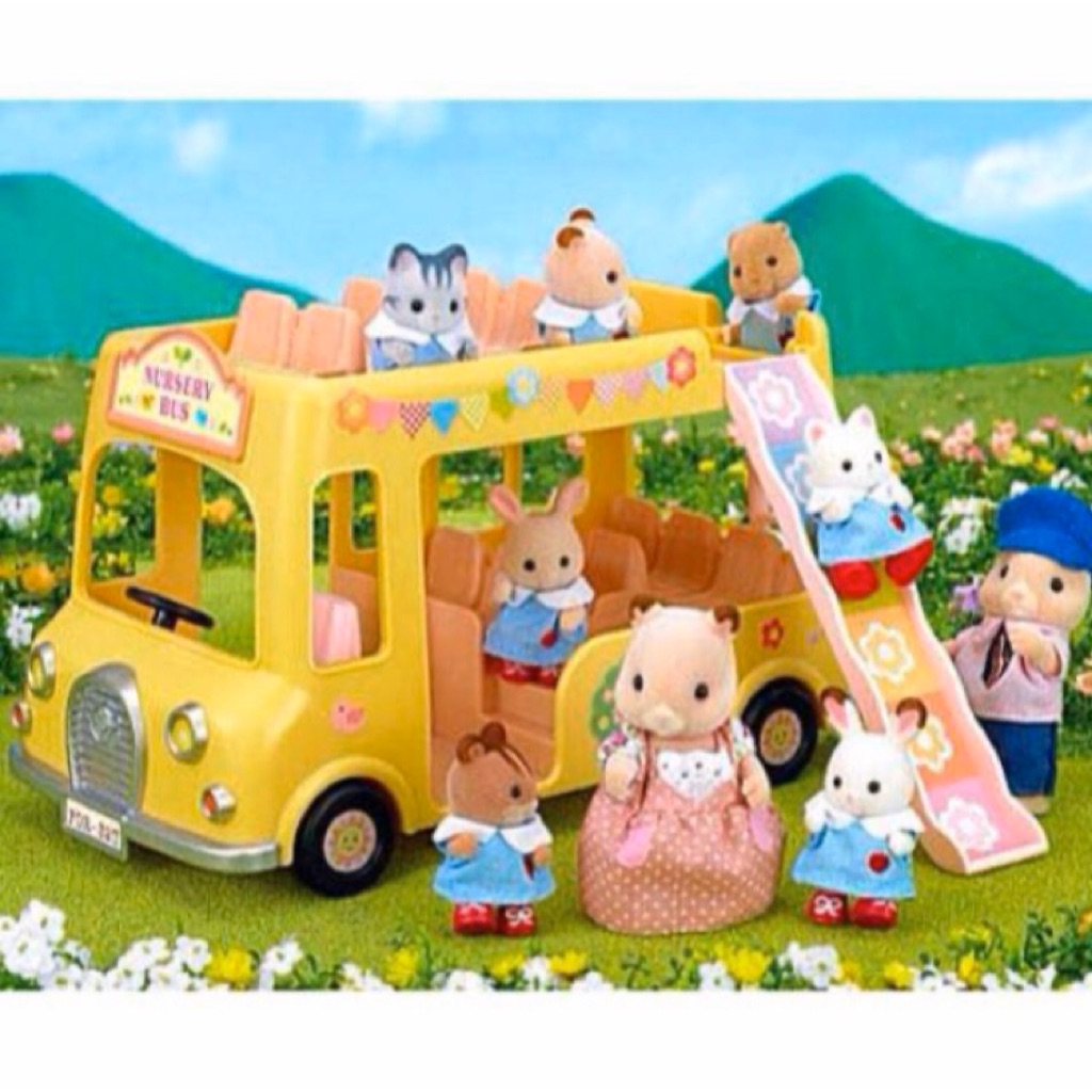 sylvanian families double decker bus