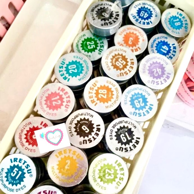 Iretsu MultiPurpose Fabric Dye / Pewarna Kain Shopee Singapore