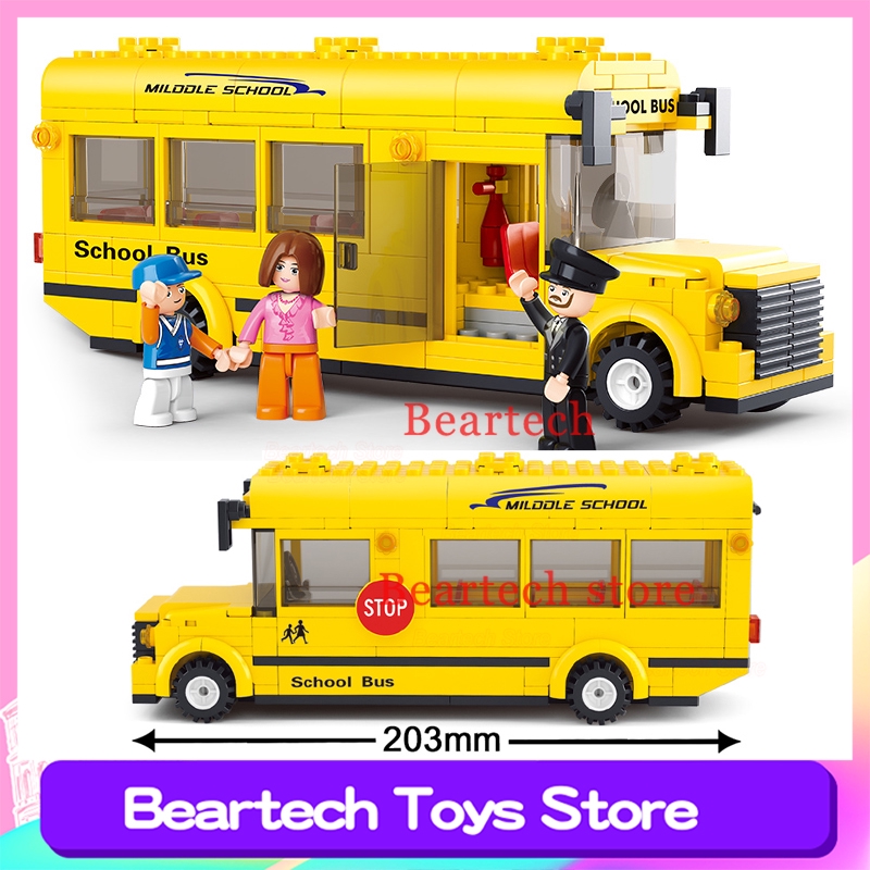 lego yellow bus