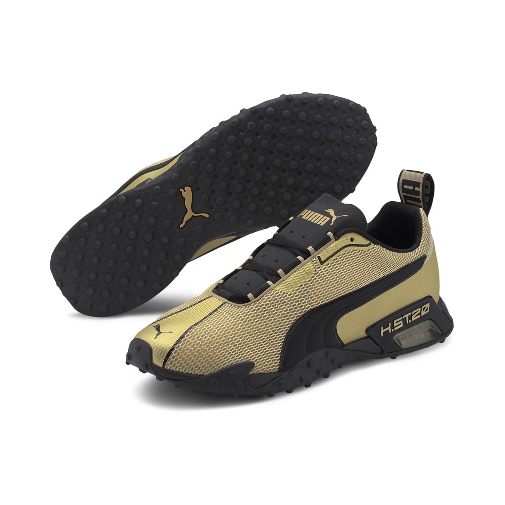 black and gold puma shoes