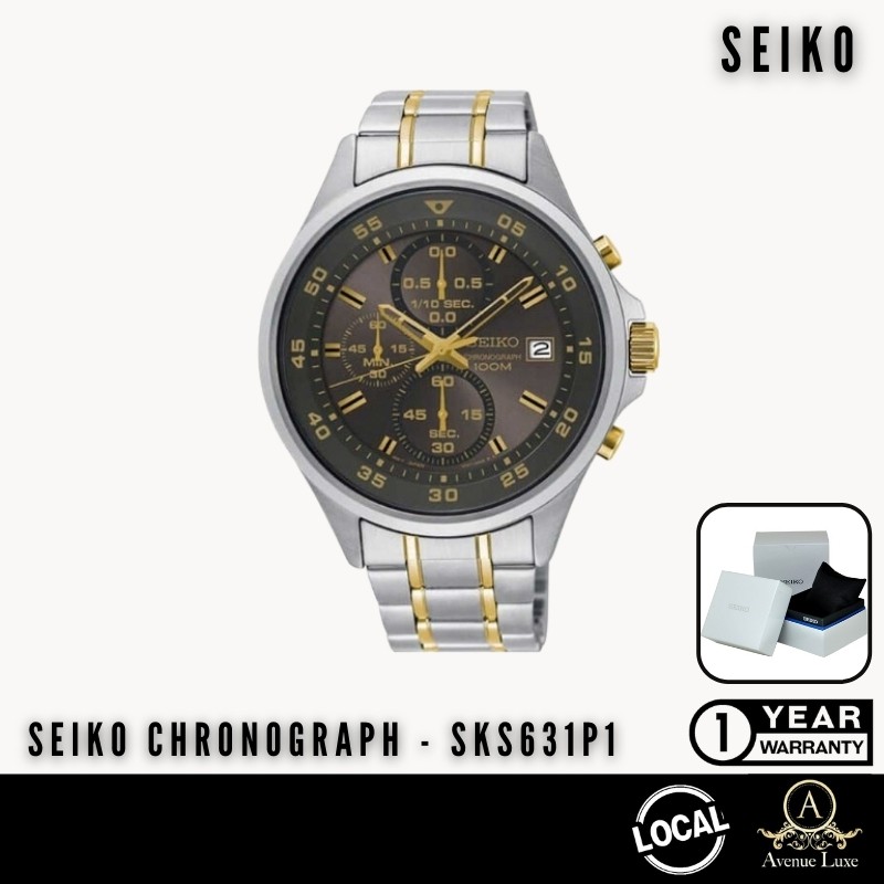 SG* Seiko SKS631P1 Classic Chronograph Mens Watch | Shopee Singapore
