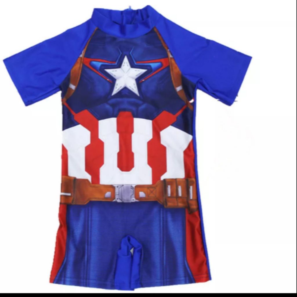 captain america bathing suit