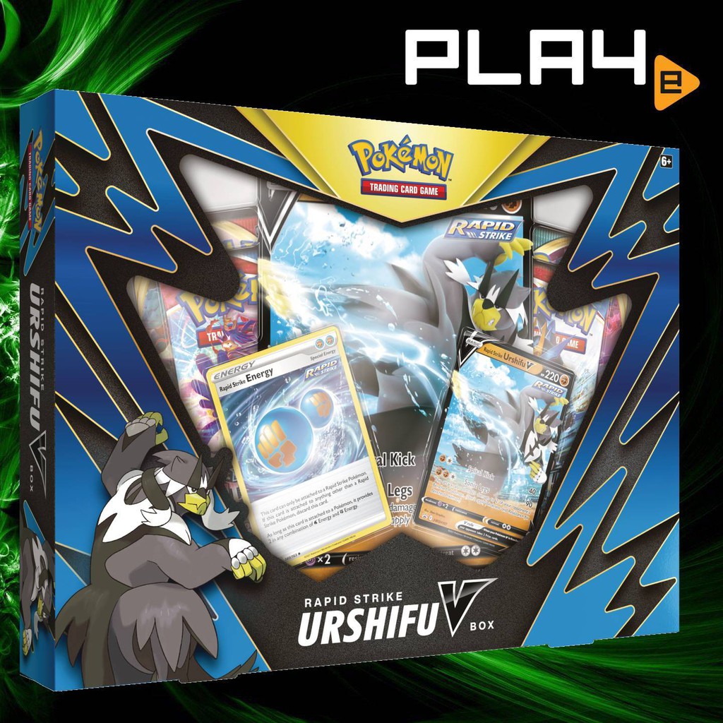 Pokemon Tcg Rapid Strike Urshifu V Box Shopee Singapore