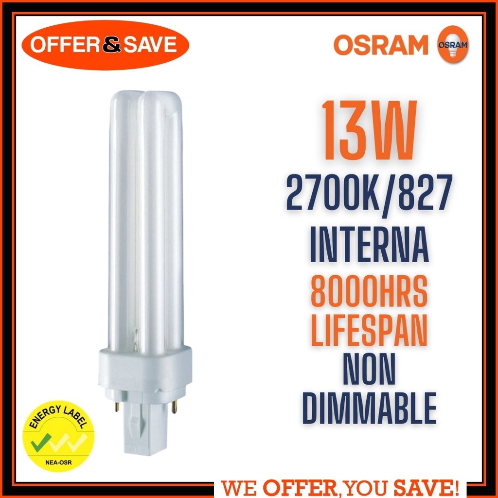 OSRAM DULUX T E PLUS 32W 850 コンパクト型蛍光ランプ 32W形高周波点灯専用形 FHT32EX-N相当 最終値下げ