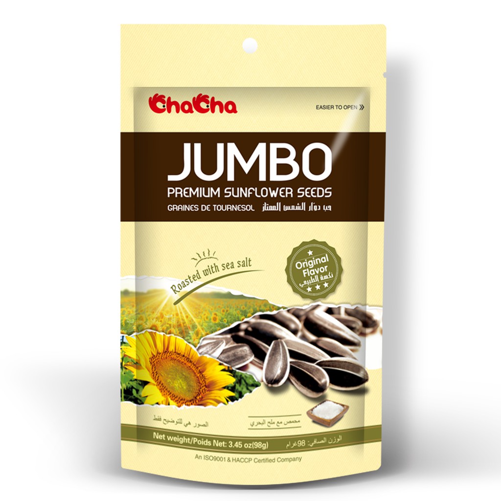 ChaCha Premium Jumbo Roasted Sunflower Seeds (Bundle of 4) Shopee
