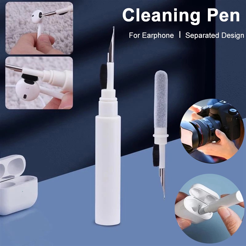 3 in 1 Cleaner Kit Earbuds Cleaning Pen Brush Bluetooth Earphones Case ...