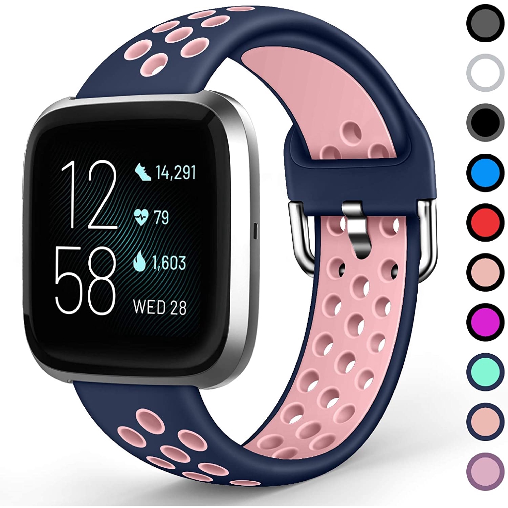 fitbit versa breathable bands