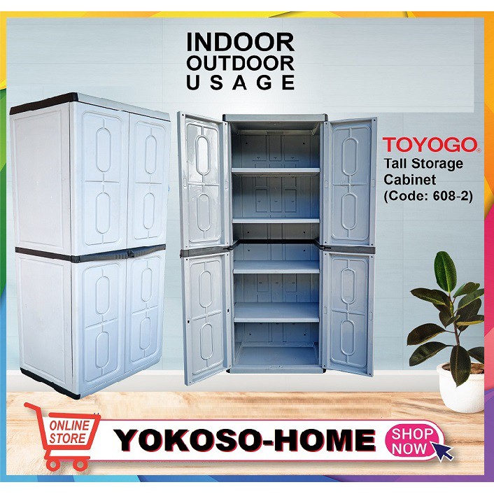 Low Full Height Outdoor Lockable, Plastic Outdoor Cabinet Singapore