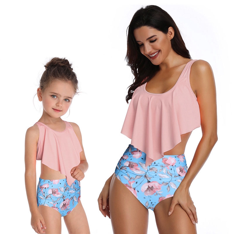 mom baby swimsuit